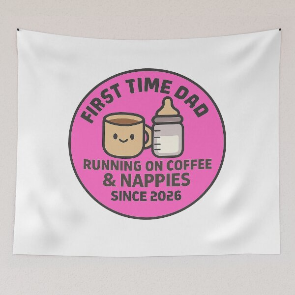 Item preview, 2026 First Time Dad Girl designed and sold by Cbadventures.