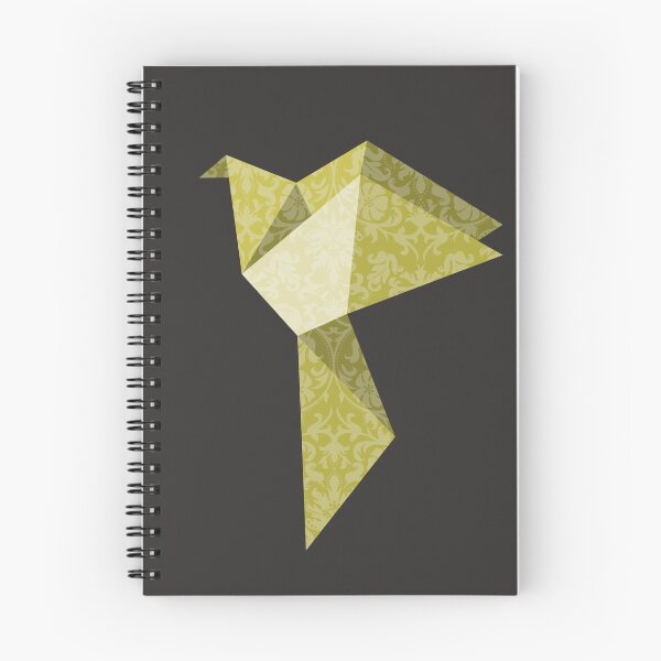 Item preview, Gold Origami Bird with Damask Lace Pattern - Luxury Vector Art designed and sold by SKETCHYANDGRAPHIC.