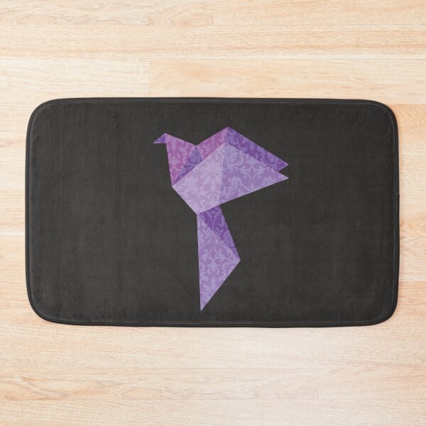 Item preview, Purple Origami Bird with Damask Lace Pattern - Elegant Vector Art designed and sold by SKETCHYANDGRAPHIC.