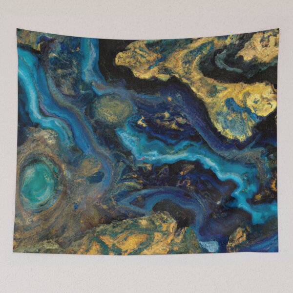 Item preview, Flowing Turquoise  designed and sold by Paul Morse.