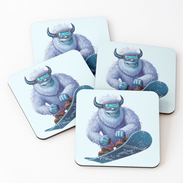 Item preview, SNOWBOARDING YETI – "YETI McSHREDDY" designed and sold by Wander X Design.