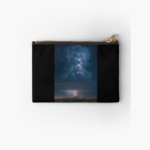 Item preview, Spectacular Lightning in Storm Cloud over a City designed and sold by Halifaxartguy.