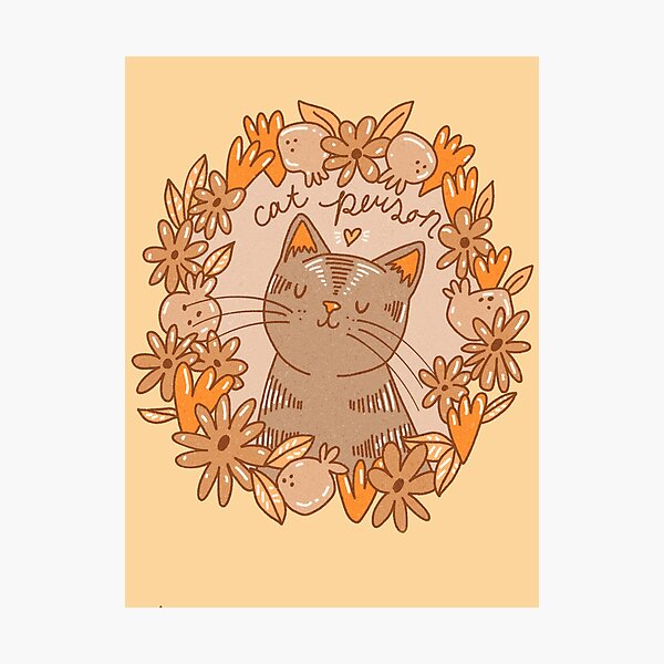 Item preview, Cat Person designed and sold by Brooke Makes Things.