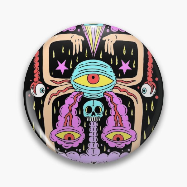 Item preview, Psychedelic Skull Vision designed and sold by Oniyasha.