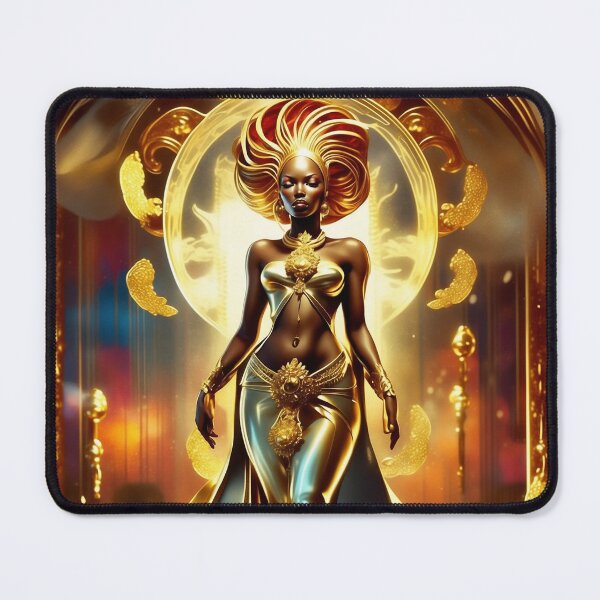 Item preview, Pride — Afro-Surreal Gilt Halo Couture designed and sold by KaoticMindZ.
