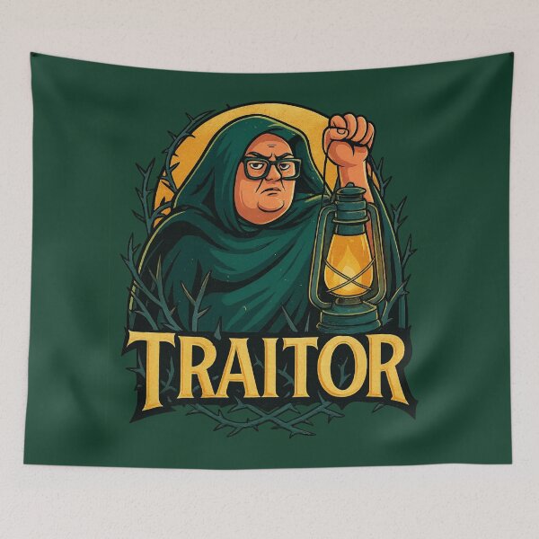 Item preview, Traitor – Alan Carr Celebrity Traitors Winner Art (Lantern Edition) designed and sold by GirlyPopped.