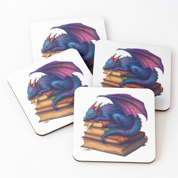 Item preview, Sleeping Dragon On Books designed and sold by stephenflashart.