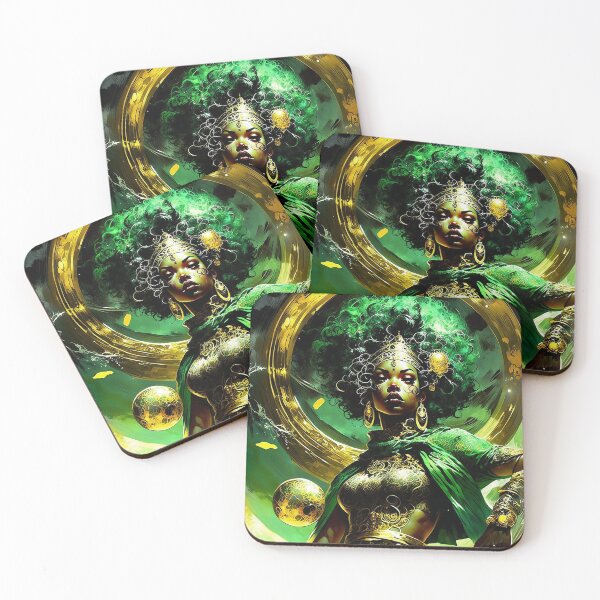 Item preview, Greed — Afro-Surreal Jewel-Taker designed and sold by KaoticMindZ.