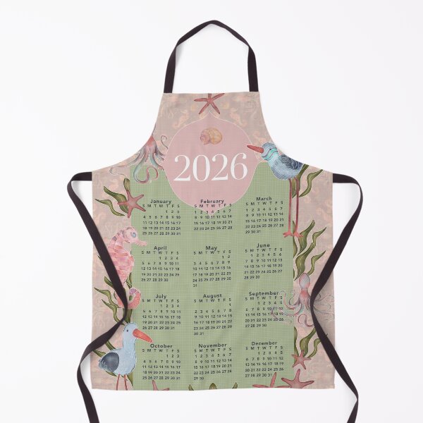 Item preview, 2026 Coastal Harmony Calendar designed and sold by the-coin-jar-co.