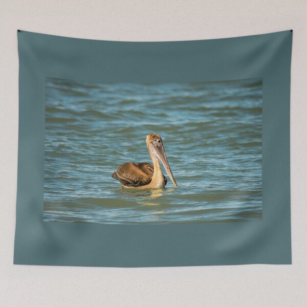 Item preview, Pelican Floating in The Ship Channel designed and sold by Debra Martz.