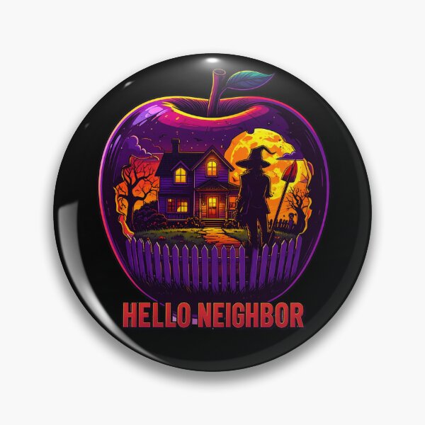 Item preview, The Witch Neighbor's Apple House | Spooky Hello Neighbor Fan Art designed and sold by Alicjareign.