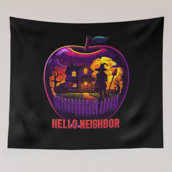 Item preview, The Witch Neighbor's Apple House | Spooky Hello Neighbor Fan Art designed and sold by Alicjareign.
