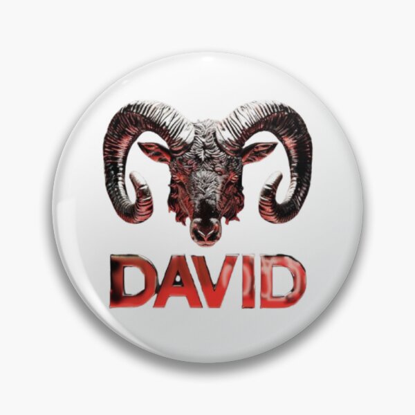 Item preview, David Aries Zodiac Sign – Bold Red Ram Design for Fire Signs designed and sold by AlexLineArt.