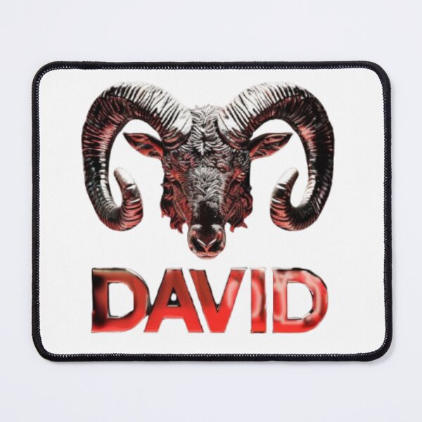 Item preview, David Aries Zodiac Sign – Bold Red Ram Design for Fire Signs designed and sold by AlexLineArt.