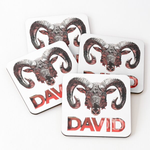 Item preview, David Aries Zodiac Sign – Bold Red Ram Design for Fire Signs designed and sold by AlexLineArt.