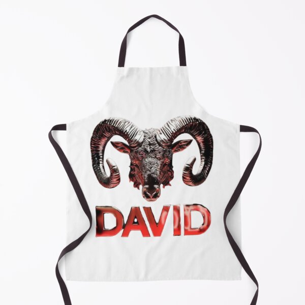 Item preview, David Aries Zodiac Sign – Bold Red Ram Design for Fire Signs designed and sold by AlexLineArt.