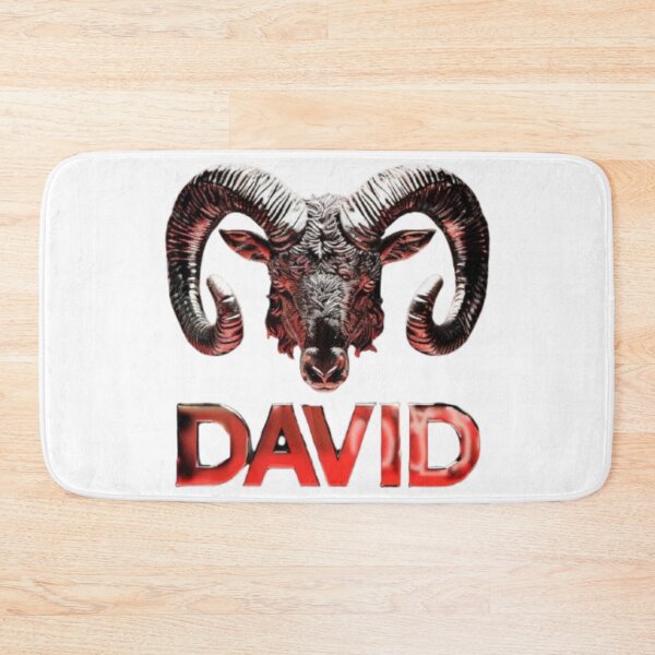 Item preview, David Aries Zodiac Sign – Bold Red Ram Design for Fire Signs designed and sold by AlexLineArt.