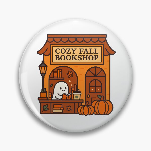 Item preview, Cozy Fall Bookshop designed and sold by stephenflashart.