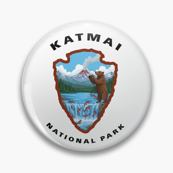 Item preview, Katmai National Park Arrowhead designed and sold by SummitStorm.