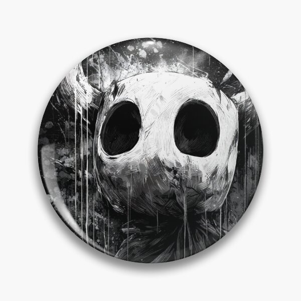 Item preview, Hollow Knight Ghost Graffitti Black and White Graphic Design designed and sold by Senpaiwaves.