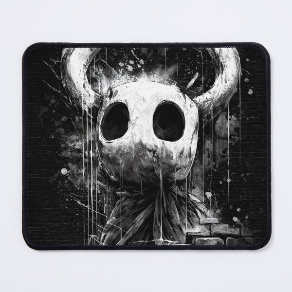 Item preview, Hollow Knight Ghost Graffitti Black and White Graphic Design designed and sold by Senpaiwaves.