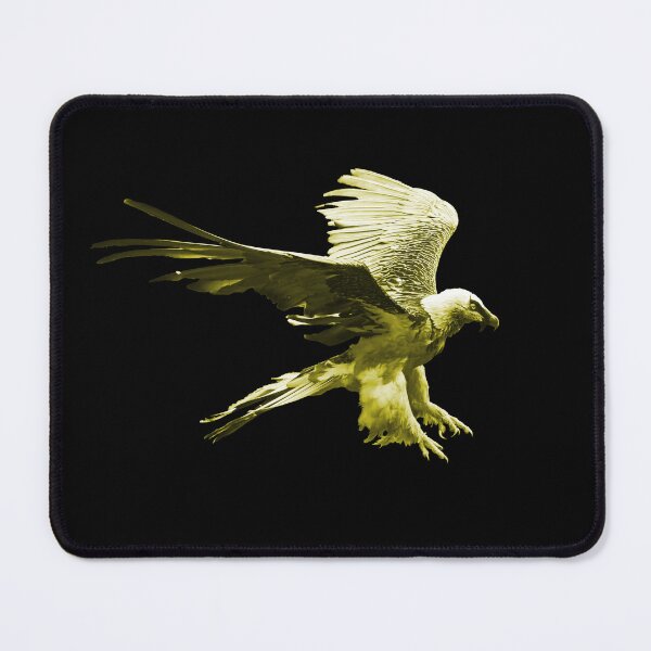 Item preview, Bearded Vulture Yellow – Majesty of the Skies / Swiss Artwork Photography designed and sold by Raphael Wolf.