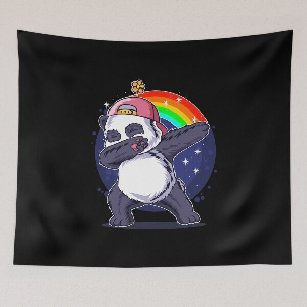Item preview, Eastern rainbow panda bear designed and sold by Joncasmiart.
