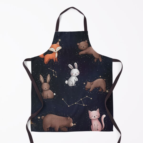 Item preview, Cute Forest Animals in Space Constellation Night Sky Galaxy Art Design designed and sold by pixelpopplanet.