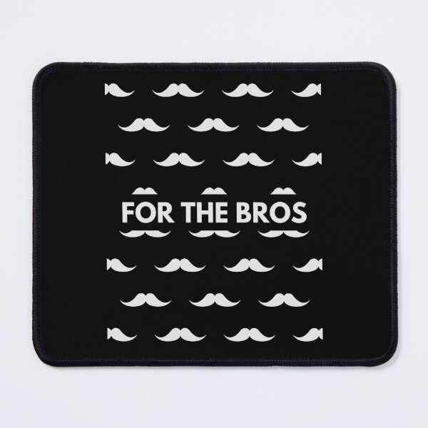 Item preview, MOvember Inspired FOR THE BROS Moustache v10 T-Shirt and Stickers designed and sold by Wit-T-Merch.