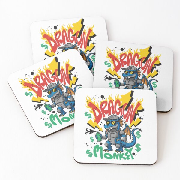 Item preview, Dragon Monkey Cartoon Urban Style Graphic designed and sold by Trendymindvibes.
