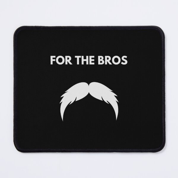 Item preview, MOvember Inspired FOR THE BROS Moustache v3 T-Shirt and Stickers designed and sold by Wit-T-Merch.