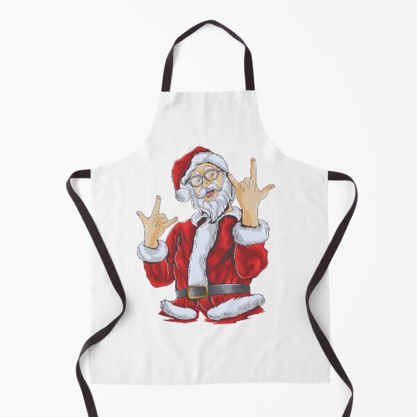 Item preview, Heavy Metal Rocker Santa Claus - Merry Christmas Horns designed and sold by lojadpop.