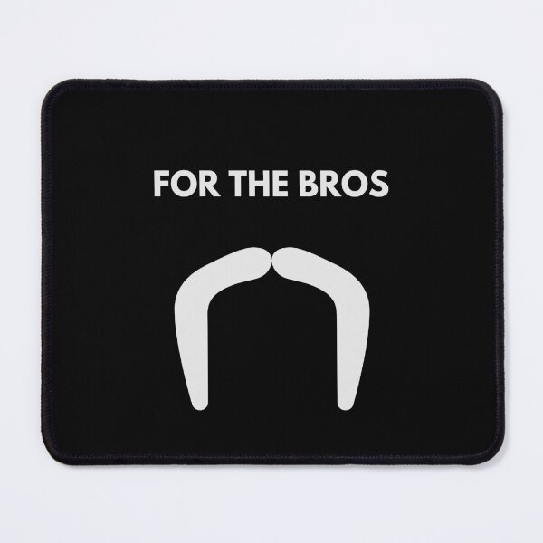 Item preview, MOvember Inspired FOR THE BROS Moustache v4 T-Shirt and Stickers designed and sold by Wit-T-Merch.