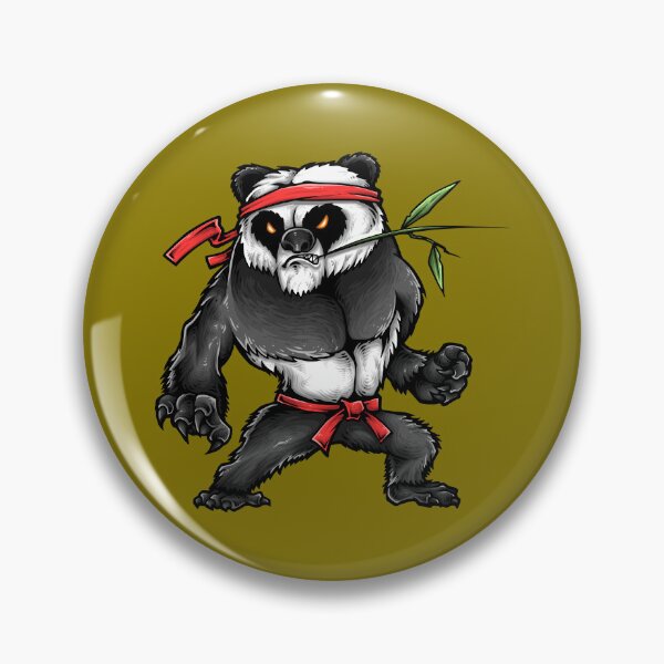 Item preview, Eastern mythological warrior panda bear designed and sold by Joncasmiart.
