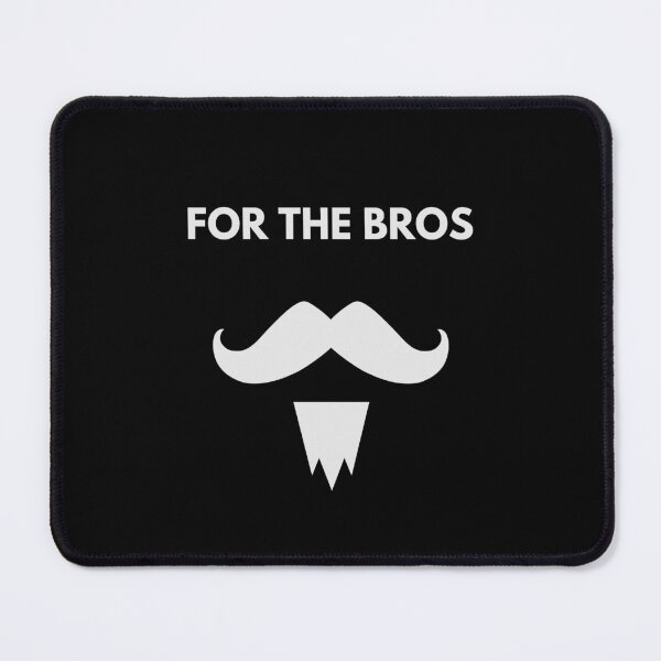 Item preview, MOvember Inspired FOR THE BROS Moustache v5 T-Shirt and Stickers designed and sold by Wit-T-Merch.