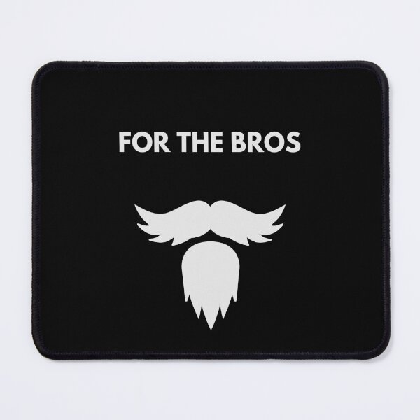 Item preview, MOvember Inspired FOR THE BROS Moustache v6 T-Shirt and Stickers designed and sold by Wit-T-Merch.
