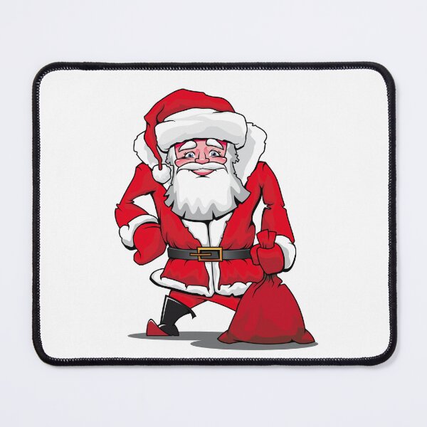 Item preview, Jolly Santa Claus Delivering Gifts - Merry Christmas Vector Art designed and sold by lojadpop.