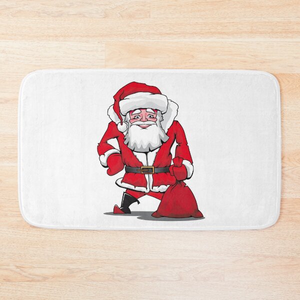 Item preview, Jolly Santa Claus Delivering Gifts - Merry Christmas Vector Art designed and sold by lojadpop.