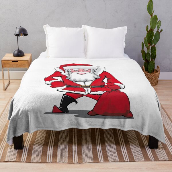Item preview, Jolly Santa Claus Delivering Gifts - Merry Christmas Vector Art designed and sold by lojadpop.