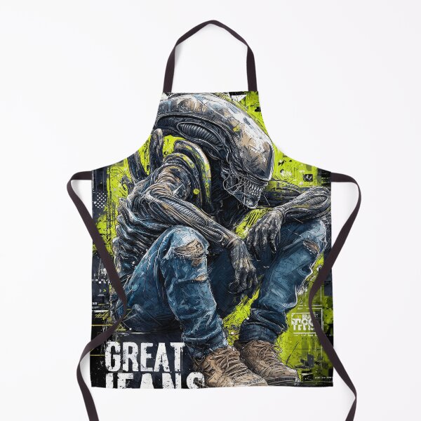 Item preview, Xenomorph Great Jeans Funny Alien Sydney Sweeney Meme T-Shirt designed and sold by Senpaiwaves.