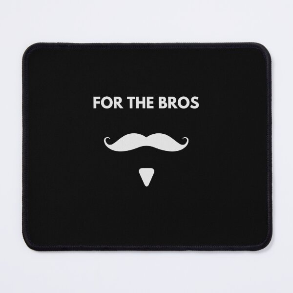 Item preview, MOvember Inspired For the Bros Moustache v7 T-Shirt and Mustache Stickers designed and sold by Wit-T-Merch.