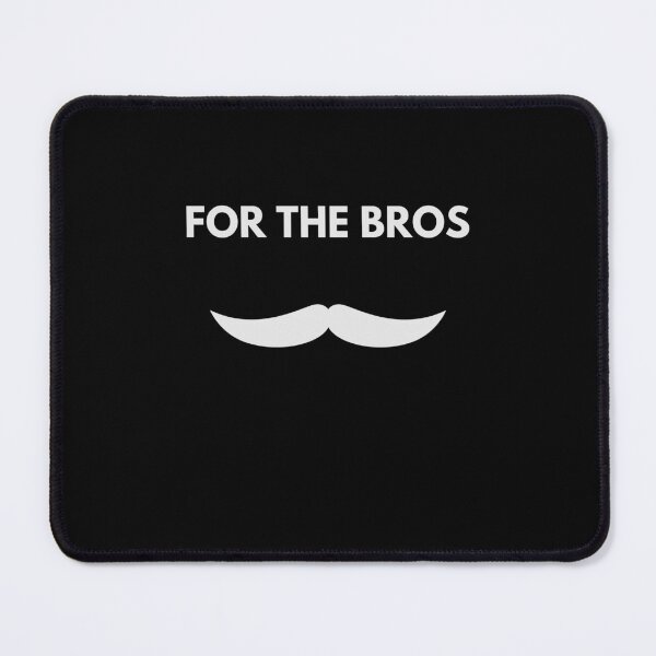 Item preview, MOvember Inspired FOR THE BROS Moustache v8 T-Shirt and Stickers designed and sold by Wit-T-Merch.