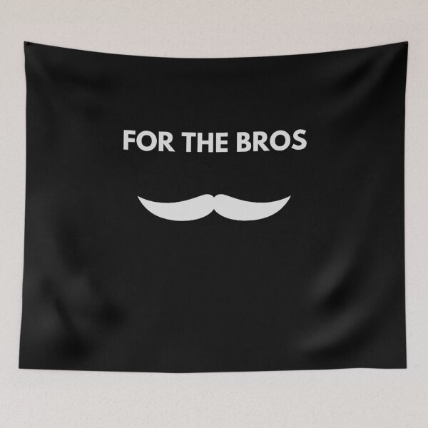 Item preview, MOvember Inspired FOR THE BROS Moustache v8 T-Shirt and Stickers designed and sold by Wit-T-Merch.