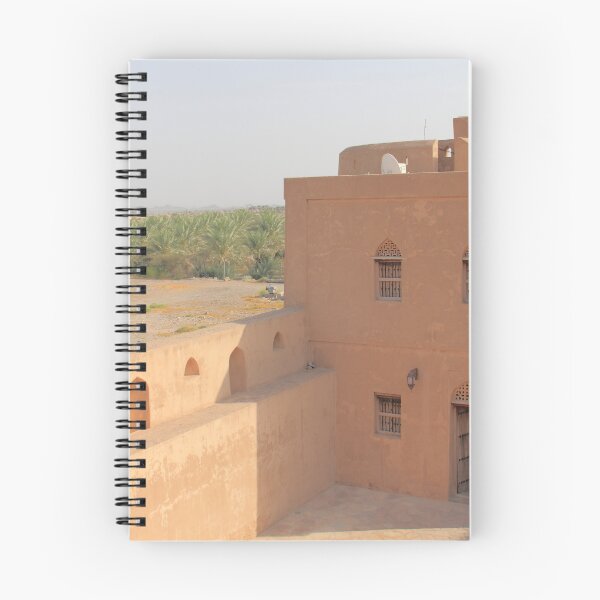 Item preview, Omani Fort Gateway: Sandstone Walls and Date Palm Oasis designed and sold by Greysline.