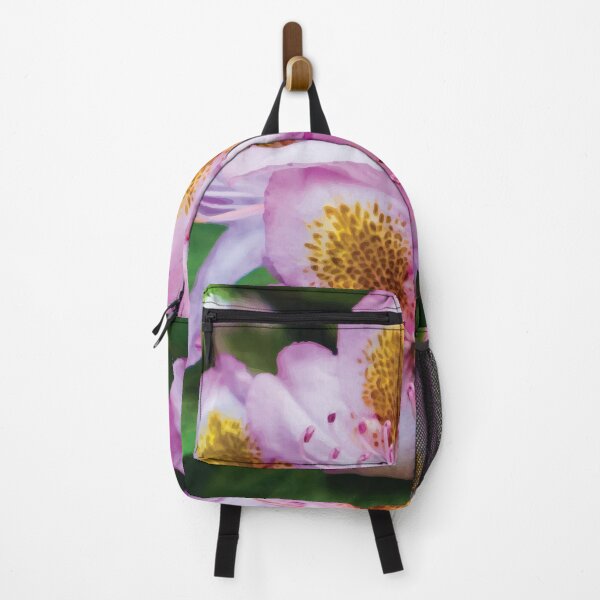 Item preview, Pink and Gold Rhododendron in a Shaded Garden designed and sold by Maddy the Maker.