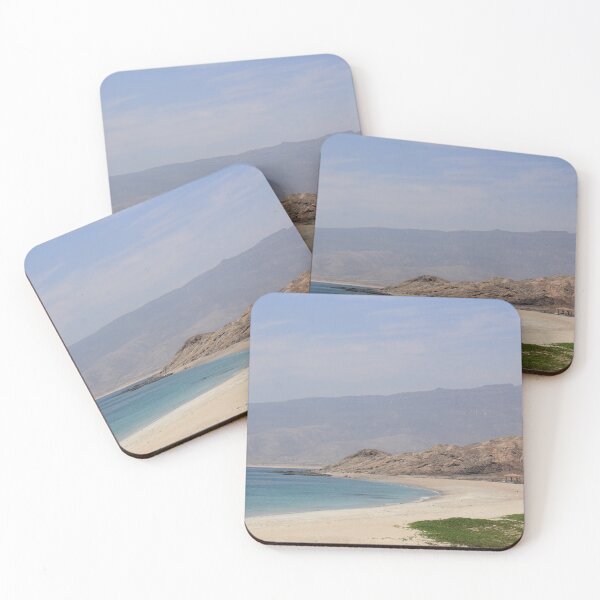 Item preview, Oman's Quiet Shores: Desert Mountains Meet Turquoise Water designed and sold by Greysline.