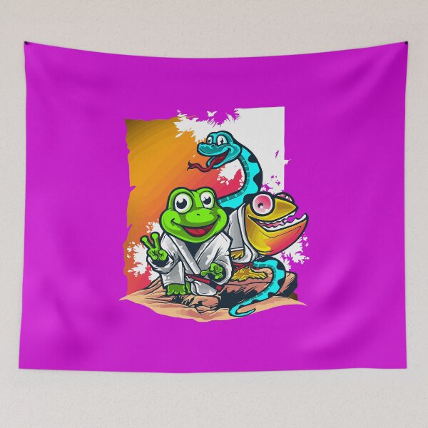Item preview, Mythological karate animals from the East designed and sold by Joncasmiart.