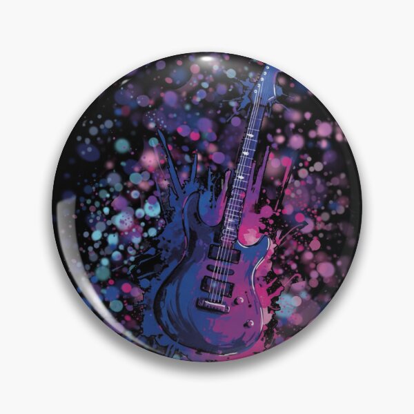 Item preview, Electric Guitar Splash Art - Colorful Rock Music designed and sold by Heleniya.