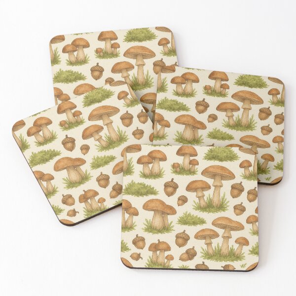 Item preview, Moss & Acorn Woodland Mushrooms designed and sold by MiLaKK.