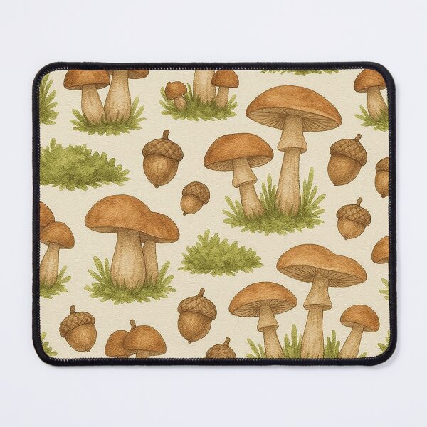 Item preview, Moss & Acorn Woodland Mushrooms designed and sold by MiLaKK.